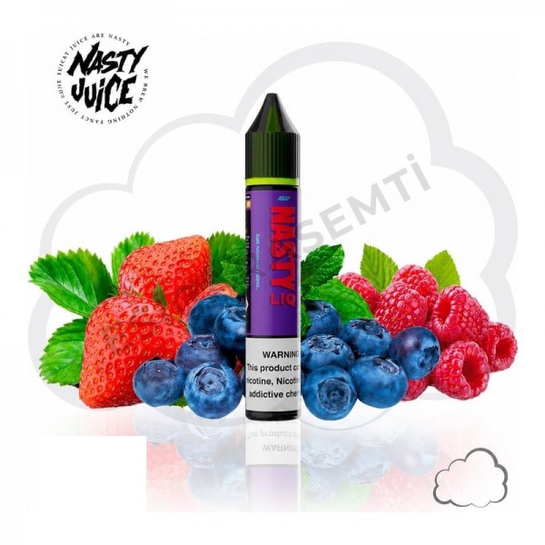 Nasty Blueberry Raspberry Strawberry 30 ML Salt Likit 