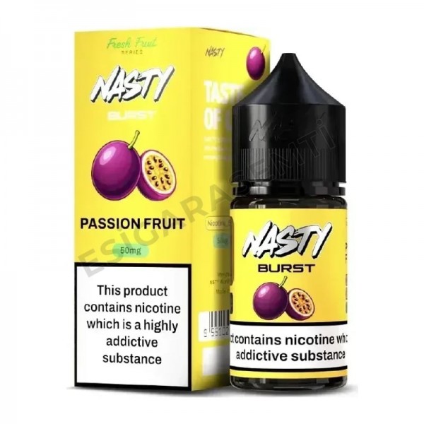 Nasty Burst Passion Fruit Salt Likit 30ml – Çarkıfelek Meyvesi 