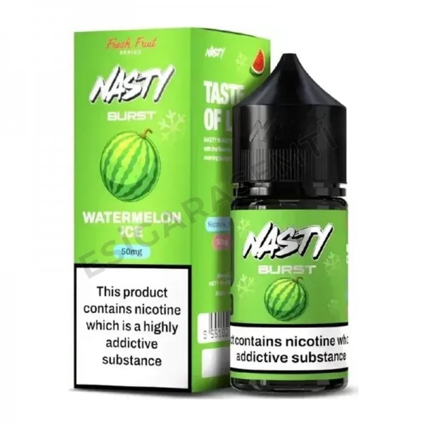 Nasty Burst Watermelon Ice Salt Likit 30ml – Karpuz ve Buz 