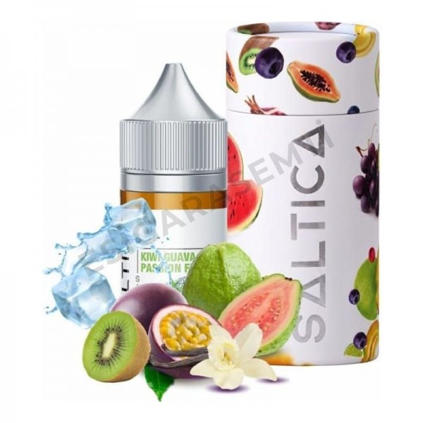 Saltica Kiwi Guava Passion Fruit Salt Likit 30ml – Kivi, Guava ve Çarkıfelek 