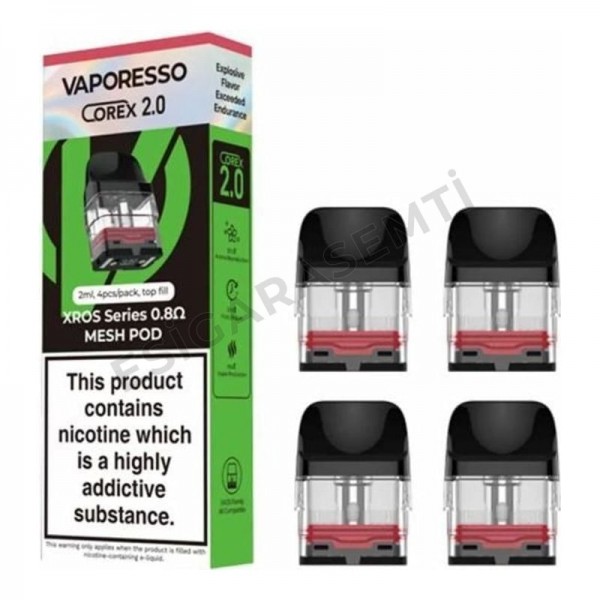 Vaporesso XROS 4 0.8 Ohm COREX 2.0 Kartuş 