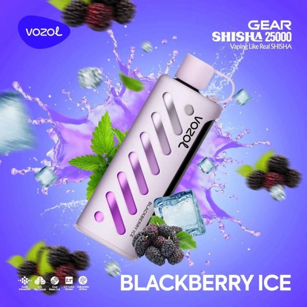 Vozol 25.000 Puff Blackberry Ice 