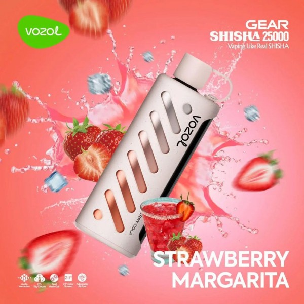 Vozol 25.000 Puff Strawberry Margarita 