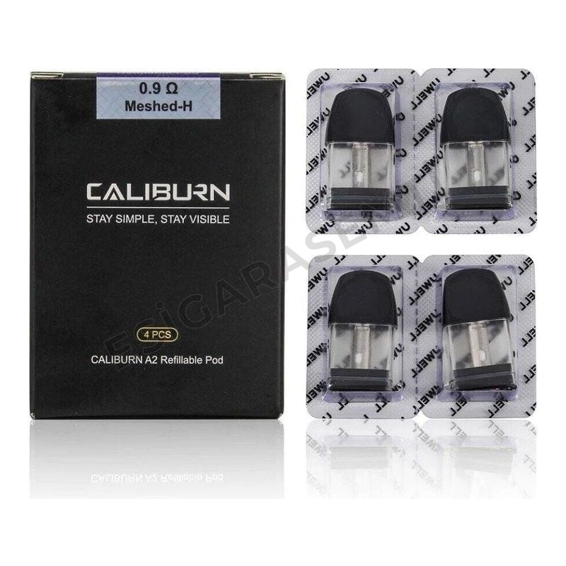 UWELL CALİBURN A2/A2S/AK2 0.9 OHM YEDEK KARTUŞ – (4’LÜ PAKET)