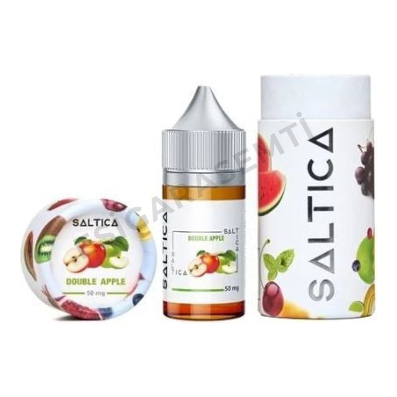 Saltica Double Apple Salt Likit 30ml - Çift Elma Aromalı