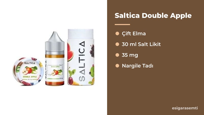 Saltica Double Apple özellikleri