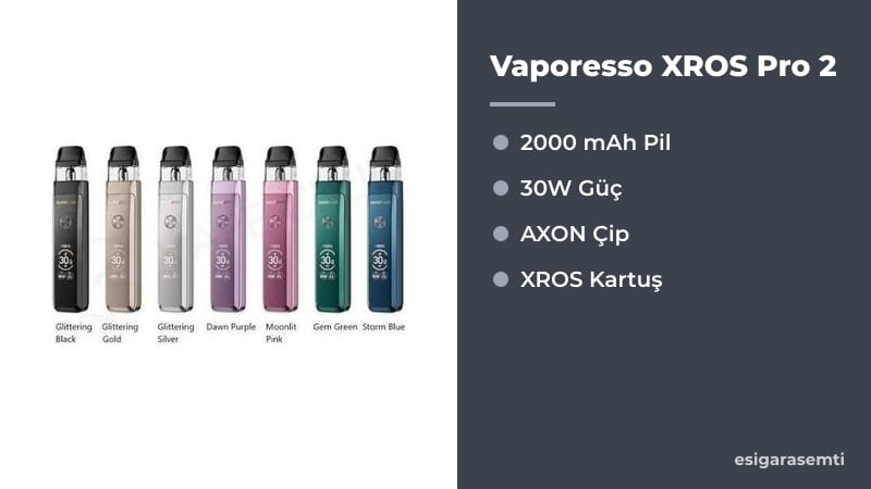 Vaporesso XROS Pro 2 özellikleri