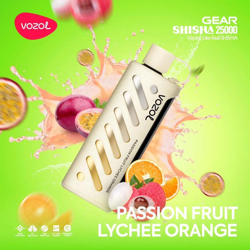 Vozol 25.000 Puff Passion Fruit Lychee Orange